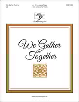 We Gather Together Handbell sheet music cover